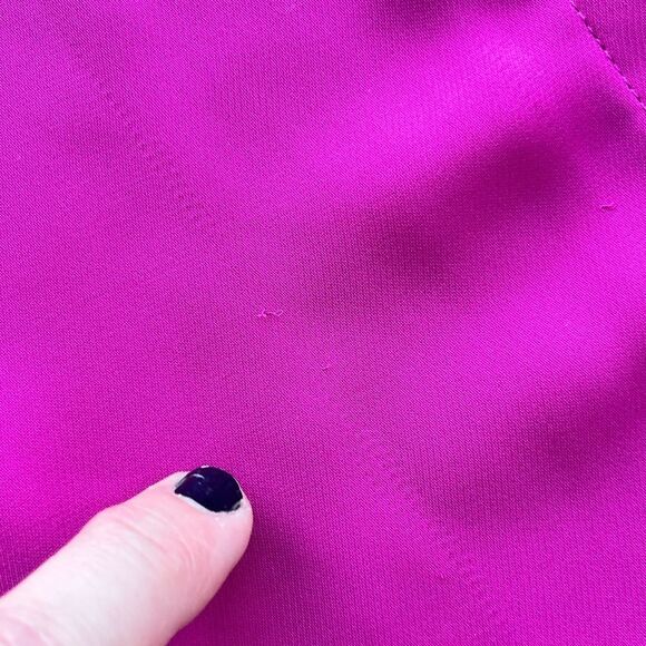 Cabi Sleeveless Pink Top with Textured Trim | Size S - Picture 9 of 14